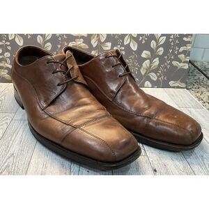 Johnston & Murphy Brown‎ Leather Derby Shoes Men's Size 13